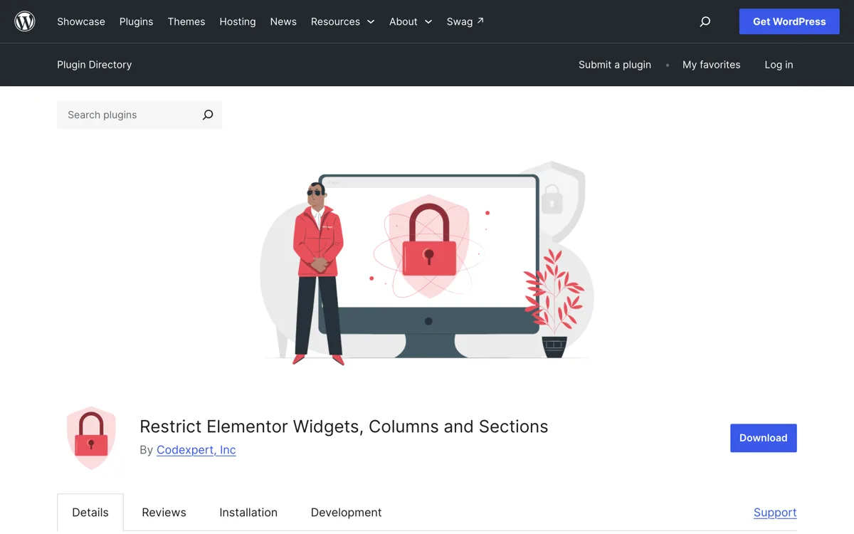 Restrict Elementor Widgets in use