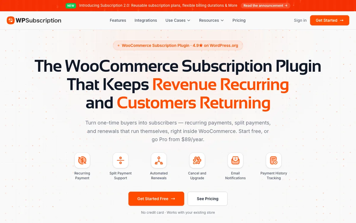 WPSubscription in use